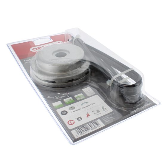 Aluminium Fixed Line Head (INCL. Nylium) - Genuine Oregon Part - OEM No. 110980