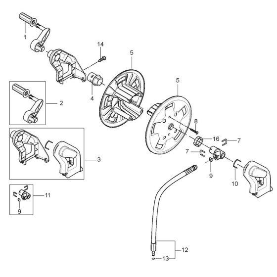 Hose Reel Assembly for Nilfisk