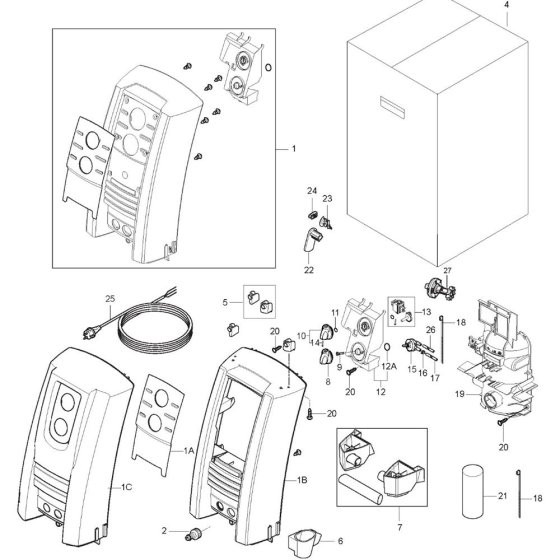 Front Assembly for Nilfisk