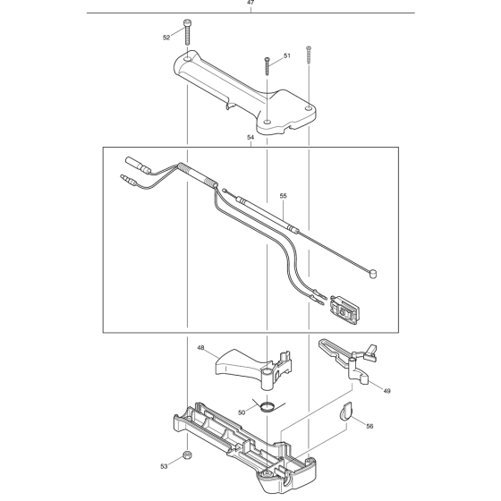 Lever Assembly for Makita RBC421L