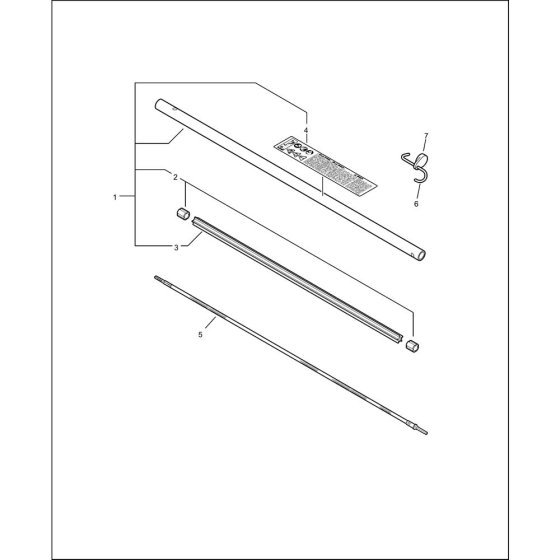 Main Pipe for ECHO PAS-PROSWEEP