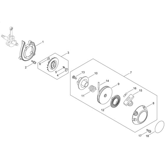 Recoil Starter for ECHO PB-265ESLT