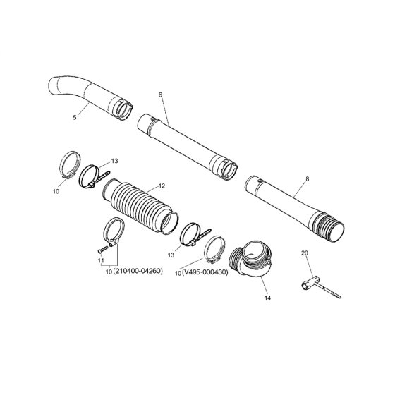 Pipe Tool for ECHO PB-46LN