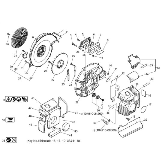 Fan Case for ECHO PB-46LN