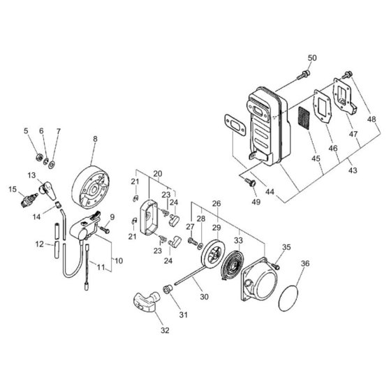 ECHO PB-6000 Blower Parts