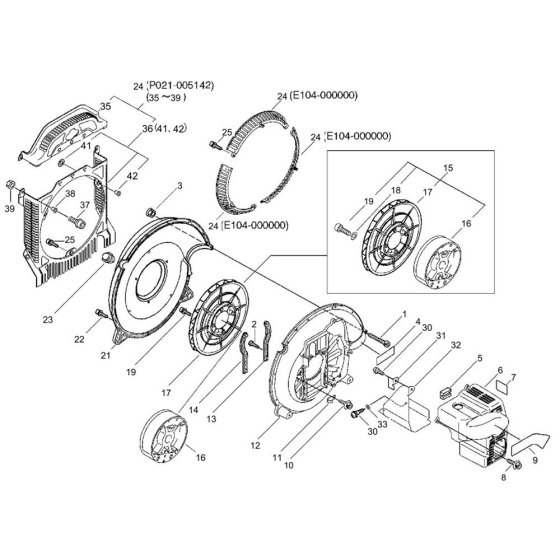 Fan Case for ECHO PB-650