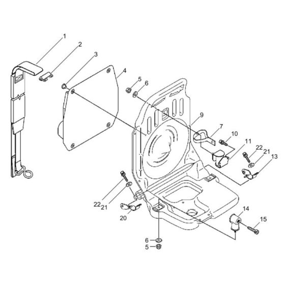 Harness for ECHO PB-650