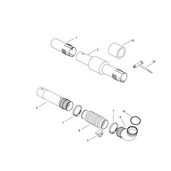 Pipe for ECHO PB-760LN