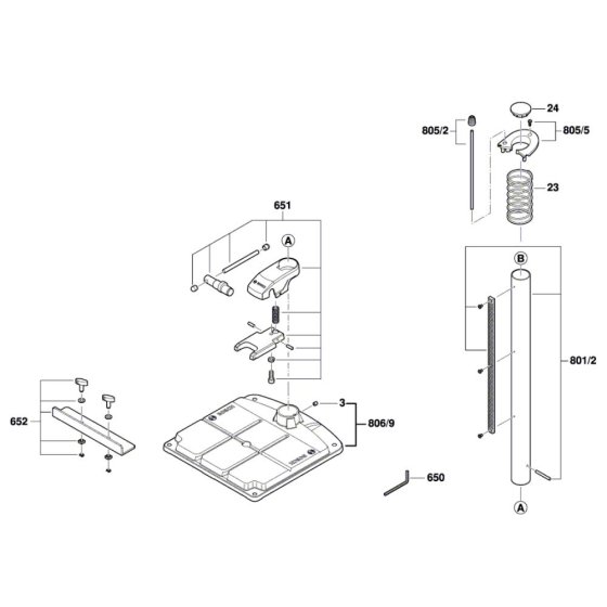 Bench Drill Assembly