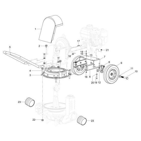 Pump Assembly for Wacker PDI2A