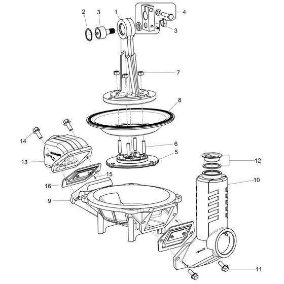 Wacker PDI2A Pump Housing