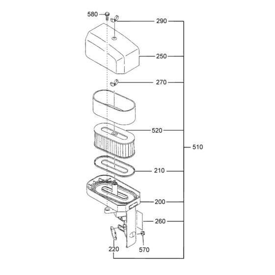 Air Cleaner for Wacker PDI3