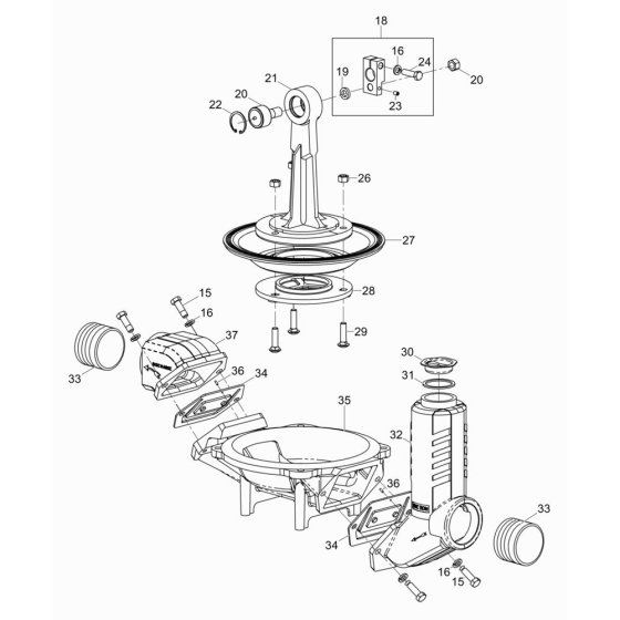 Housing Assembly for Wacker PDT3