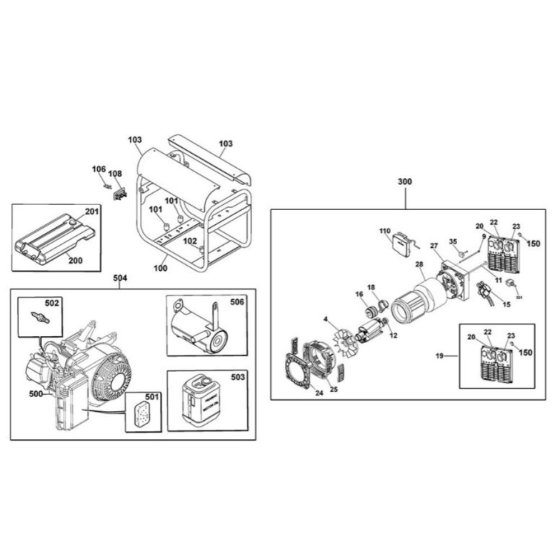 DeWalt PE402SHI01A Assembly