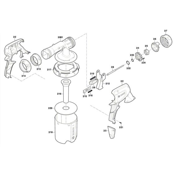 Spray Pistol Assembly