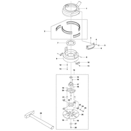Grinding Head Assembly