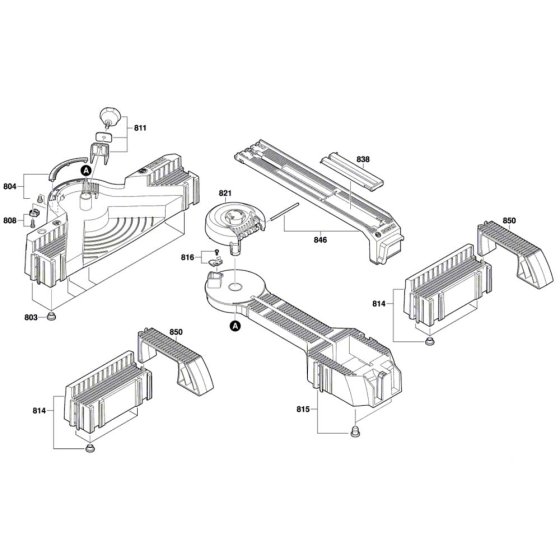 Saw Table Assembly for Bosch
