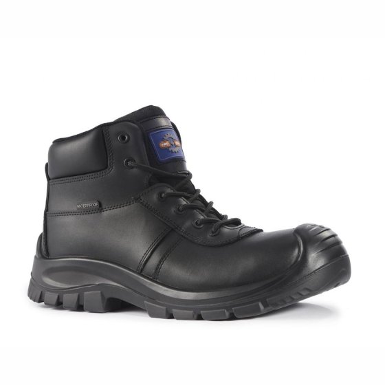 ProMan Baltimore 100% Non Metallic Leather Safety Boot PM4008 Black Size 9
