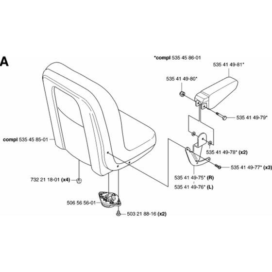 Seat Assembly for PR15 Riders