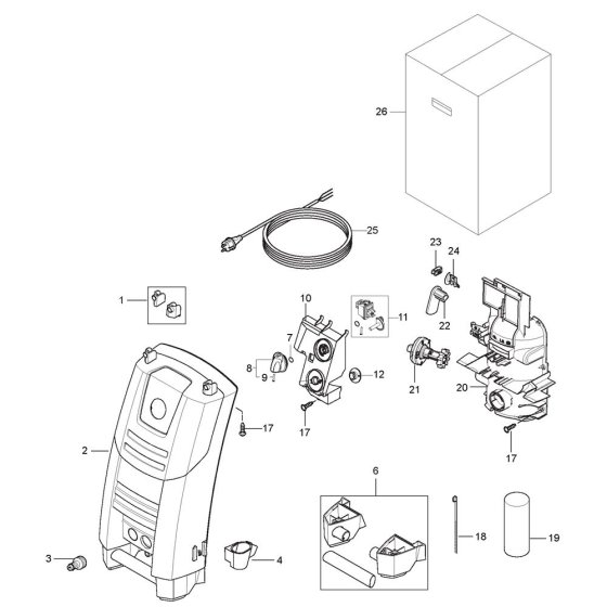 Nilfisk PREMIUM 200-15 Front Assembly