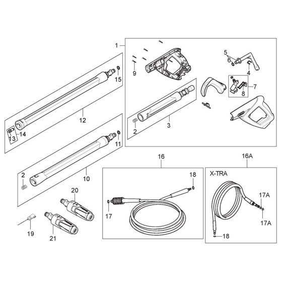 Spray Handle & Nozzles