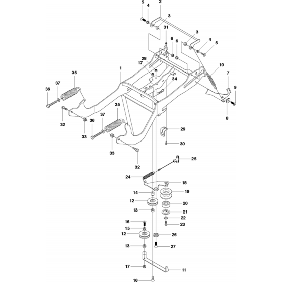 Frame Assembly for Husqvarna