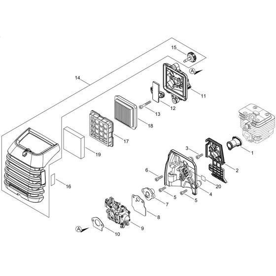 Air Cleaner & Carburettor