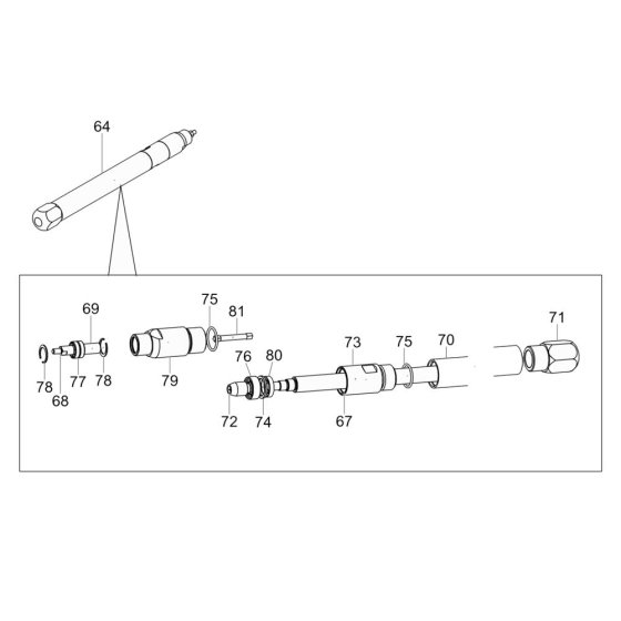 Shaft Assembly for PV35A