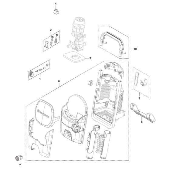 Husqvarna PW 130 Assembly
