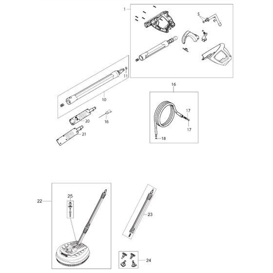 Husqvarna PW 460 Accessories