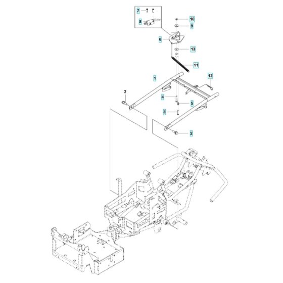 Frame Assembly for Husqvarna R 112iC