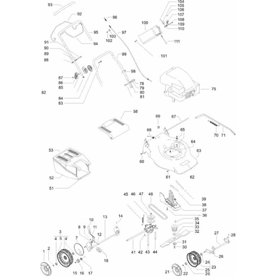 Assembly for Husqvarna R146