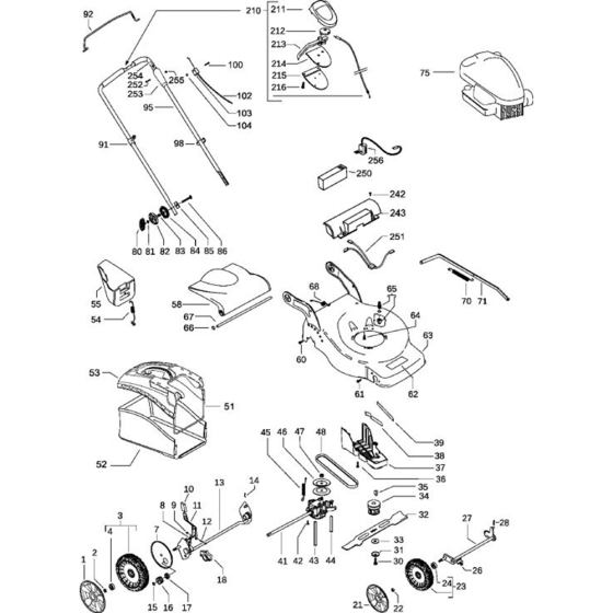 Husqvarna R147 SPE Assembly