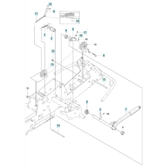 Mower/Deck Lift Assembly