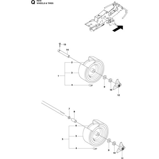 Wheels and Tyres for R318