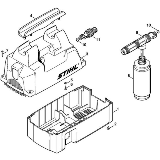 Shroud Assembly for Stihl RE 101K
