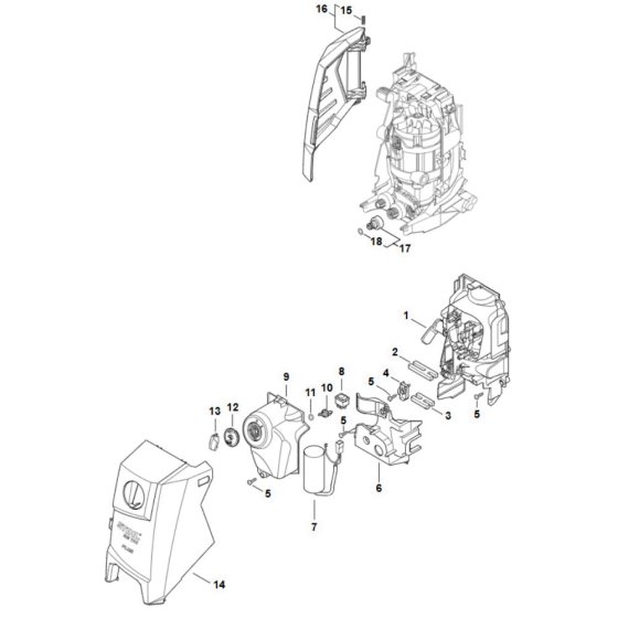 Air Baffle Assembly for Stihl