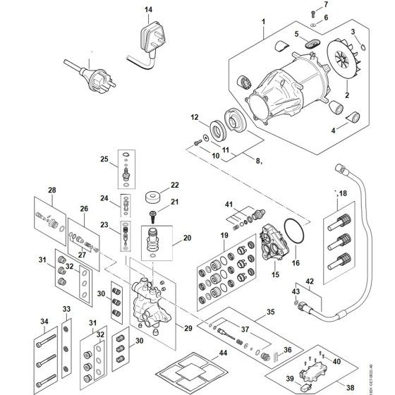 Stihl RE 150 PLUS Parts
