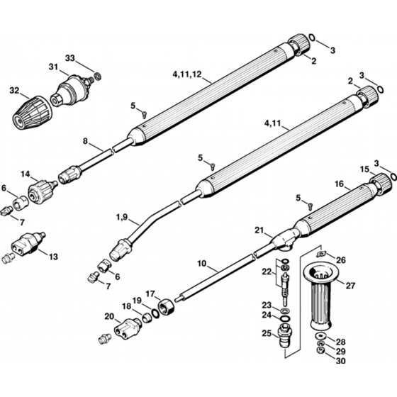 Spray Lance for Stihl RE640W