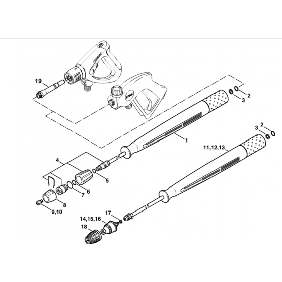 Spray Lance Assembly for Stihl
