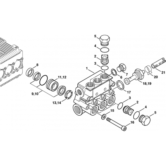 Valve Block Assembly for Stihl