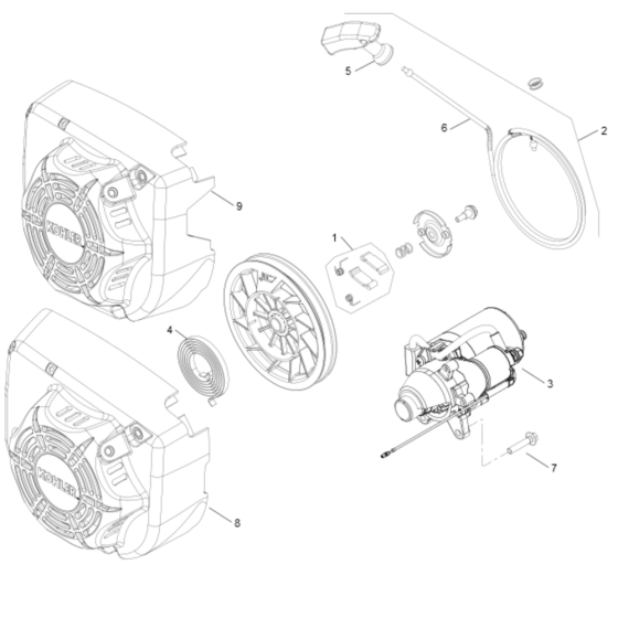 Starting for Kohler RH255