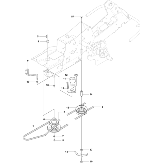 Transmission Assembly for Rider 155