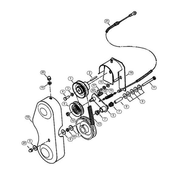 Drive Assembly for RL 455 B