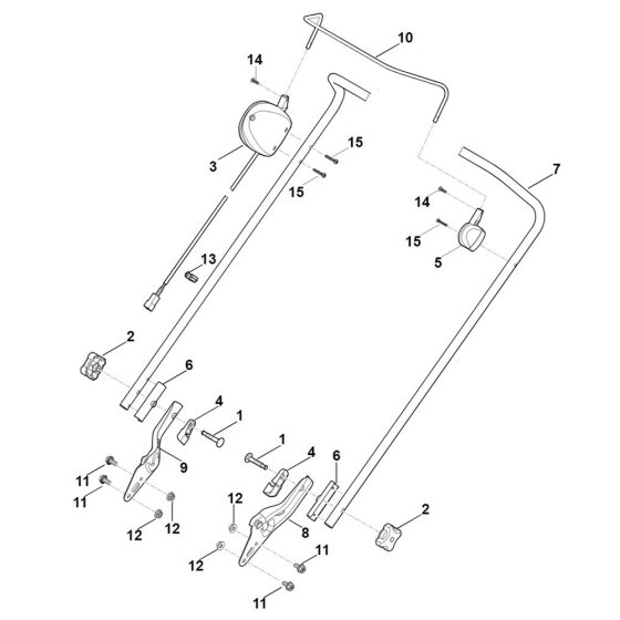 Handle for Stihl RMA 253.0