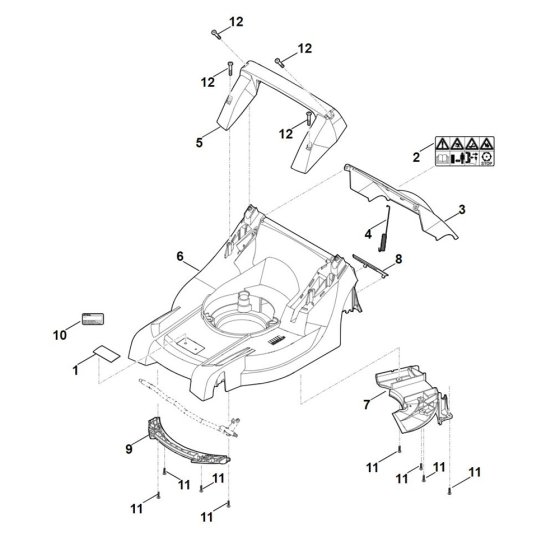 Housing for Stihl RM 443.0