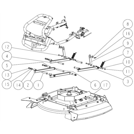 Link Assembly for OREC RM830 Mower