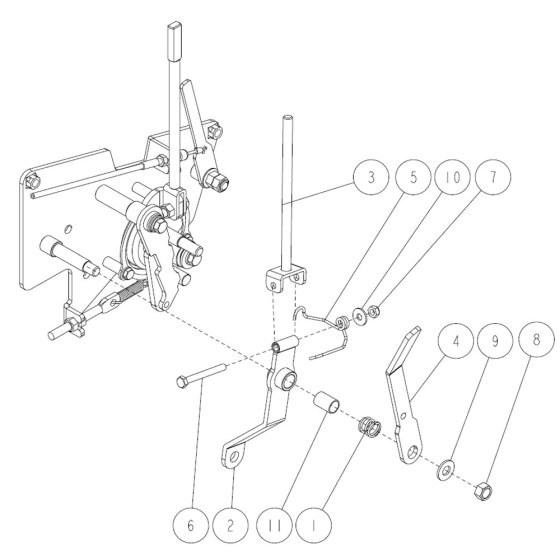 Control Assembly -2 for OREC RM97 Mower