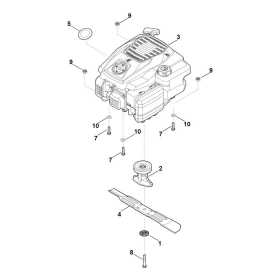 Engine and Blade for Stihl