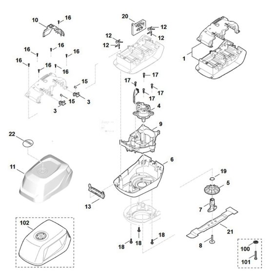 Engine, Blade Assembly